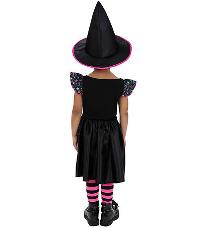 Smiffys Costume - Neon Star Witch - Pink/Black