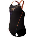 Speedo Swimsuit - Medalist - Black/Orange