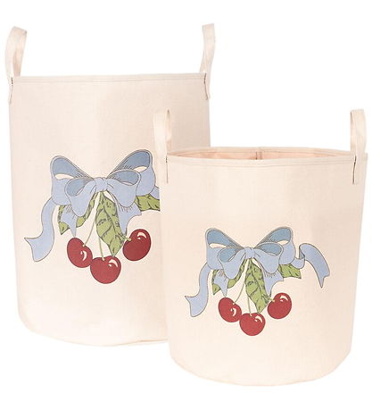 Konges Sløjd Storage Baskets - 2 pcs - Cherry