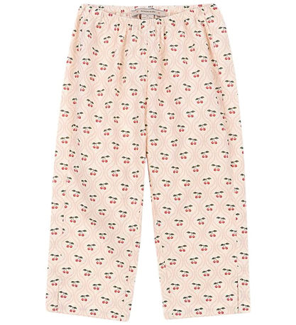 Konges Sløjd Trousers - Cianna - Cherry Pink Motif