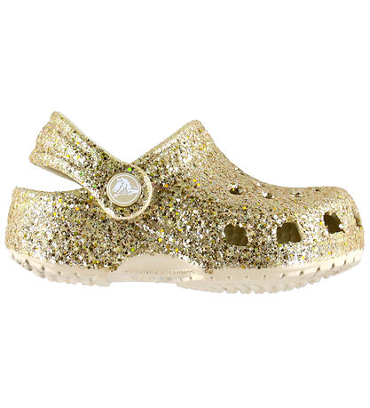 Crocs Sandals - Classic+ Chunky Glitter - Sandstone