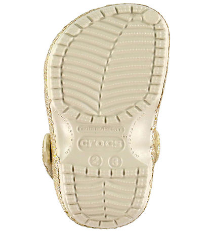 Crocs Sandals - Classic+ Chunky Glitter - Sandstone