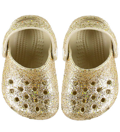 Crocs Sandals - Classic+ Chunky Glitter - Sandstone