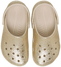 Crocs Sandals - Classic+ Chunky Glitter - Sandstone