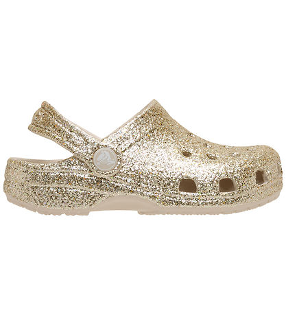 Crocs Sandals - Classic+ Chunky Glitter - Sandstone