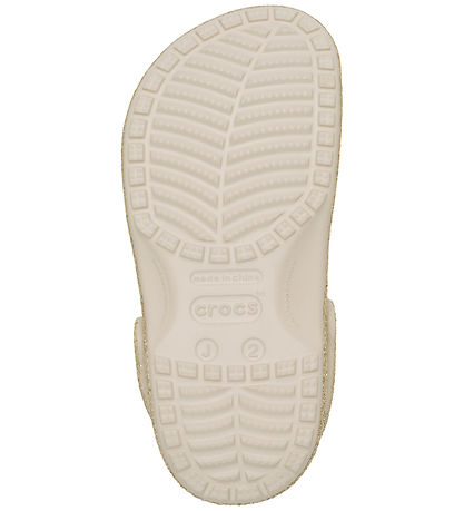 Crocs Sandals - Classic+ Chunky Glitter - Sandstone