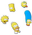 Crocs Pendant - The Simpsons - 5-Pack