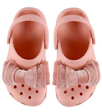 Crocs Sandals - Classic+ Bow Clog K - Powder Pink