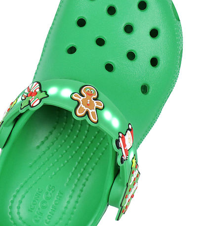Crocs Sandals w. Light - Holiday CGT - Grass Green
