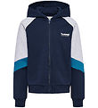 Hummel Hoodie - hmlJR - w. Zipper - Dress Blues