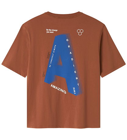 Name It T-shirt - NkmOakley - Carob Brown