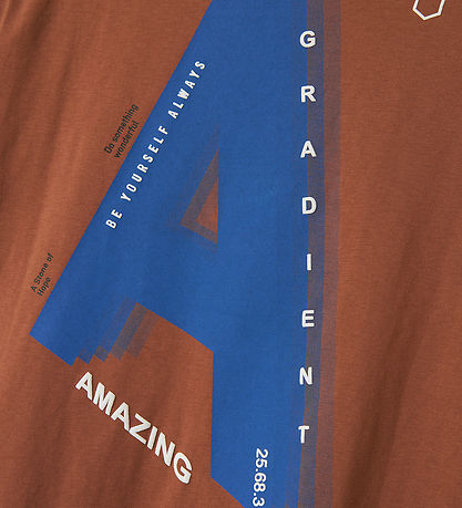 Name It T-shirt - NkmOakley - Carob Brown