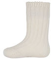 Fanga Fontana Socks - Wool - Knitted - Lana - Off White Melange
