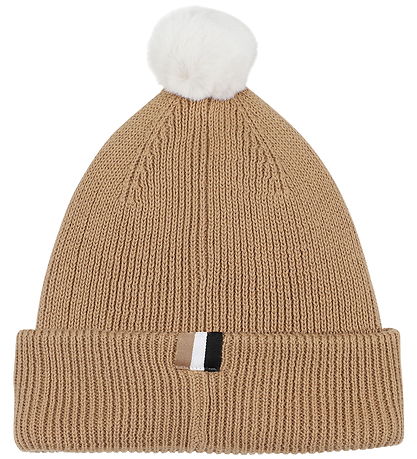 BOSS Beanie - Knitted - Cookie w. Pom-Pom