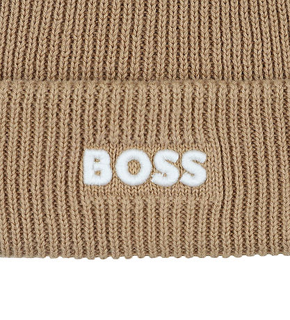 BOSS Beanie - Knitted - Cookie w. Pom-Pom