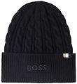 BOSS Beanie - Knitted - Black
