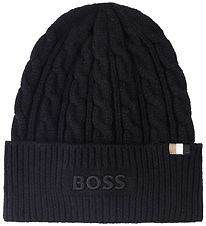 BOSS Mössa - Stickad - Svart