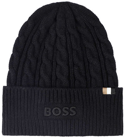 BOSS Beanie - Knitted - Black