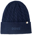BOSS Beanie - Knitted - Navy