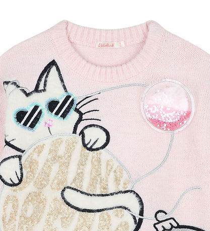 Billieblush Tröja - Stickad - Rosa Mod