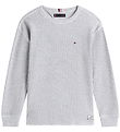 Tommy Hilfiger 블라우스 - 니트 - 밝은 회색 멜란지