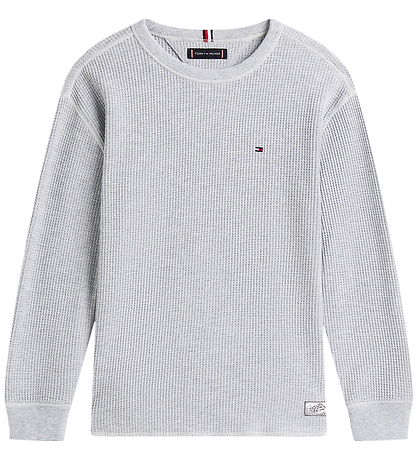 Tommy Hilfiger Blouse - Knitted - Light Grey Melange