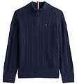 Tommy Hilfiger 블라우스 포함 지퍼 - 다크 나이트 네이비