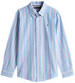 Tommy Hilfiger Shirt - Cloudy Blue w. White/Red