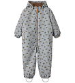 Lil' Atelier Snowsuit - NmmLasnow10 - AOP - Ultimate Grey/Airp