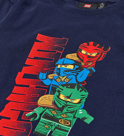 LEGO® Wear T-shirt - Ninjago - 2-Pack - LwTaffy - Blue - Red