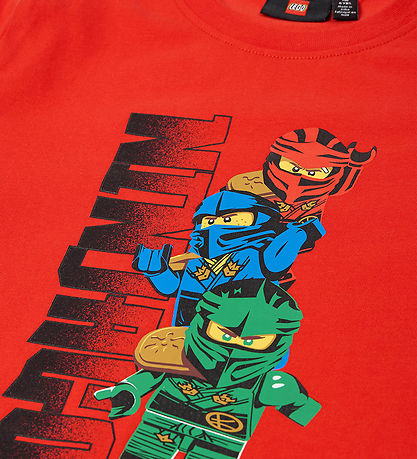 LEGO® Wear T-shirt - Ninjago - 2-Pack - LwTaffy - Blue - Red