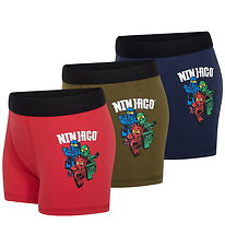 LEGO® Wear Ninjago Boxers - 3-Pack - LwaGan - Blue - Red - Gr