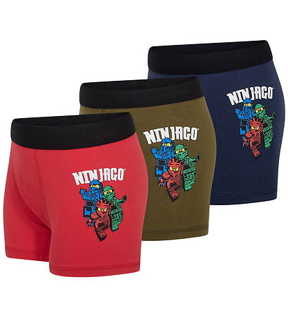 LEGO® Wear Ninjago Boxers - 3-Pack - LwaGan - Blue - Red - Gr