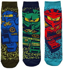 LEGO® Wear Ninjago Socks - 3-Pack - LwaGan - Blue