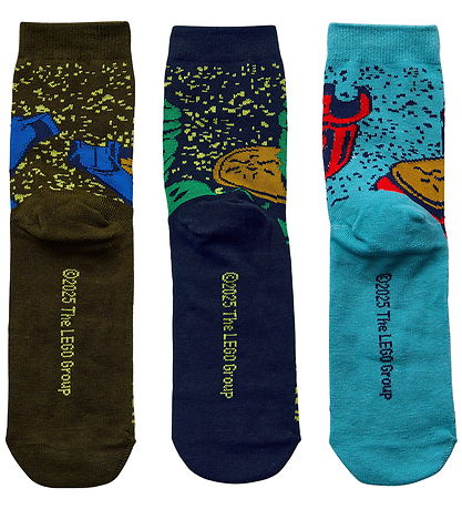 LEGO® Wear Ninjago Socks - 3-Pack - LwaGan - Blue