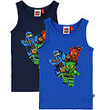 LEGO® Wear Ninjago Undershirt - 2-Pack - LwaGan - Blue