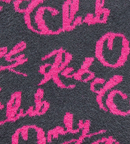 Kids Only Blouse - Knitted - KogDina - Blackened Pearl/Magenta