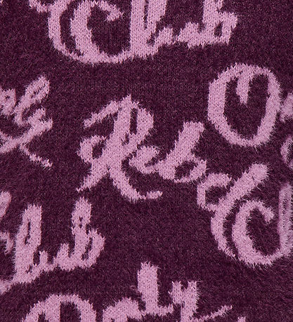 Kids Only Genser - Strikk - KogDina - Mauve Wine/Mauve Orchid