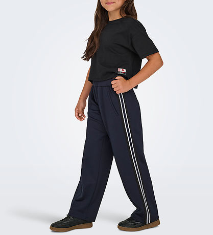 Kids Only Track Pants - KogWarm - Night Sky/Panel White/Black