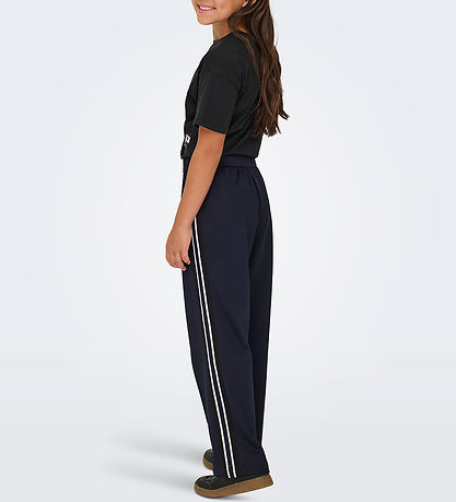 Kids Only Track Pants - KogWarm - Night Sky/Panel White/Black