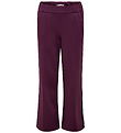 Kids Only Track Pants - KogWarm - Mauve Wine/Panel White/Blac