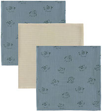 Name It Muslin Cloths - 3-Pack - NbnOhappy - Tradewinds