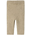 Name It Leggings - Prjónað - Rib - NbnOmun - Íslenskur steingerv