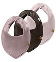 Name It Lätzchen - 3er-Pack - NbFYvette - Brüniert Lilac/Seal Br