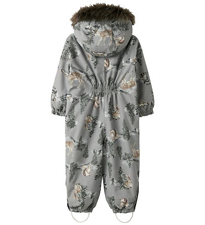 Combinaison de Ski Name It - NmnSnow10 - Ultimate Grey/Forêt