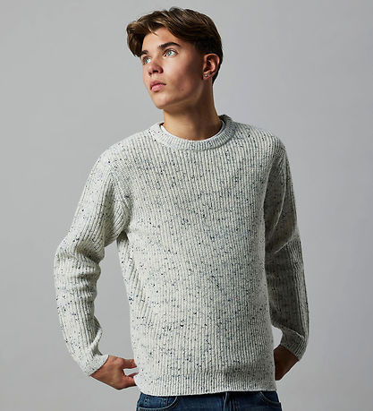 LMTD Blouse - Knitted - Rib - NlmNaston - Oatmeal