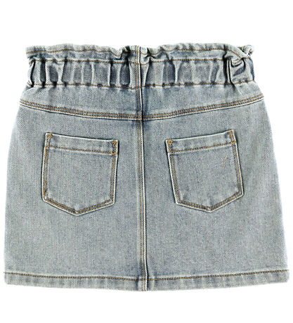Lil' Atelier Skirt - NmfDarlee - Medium+ Blue Denim/Flower Packi