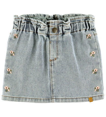 Lil' Atelier Skirt - NmfDarlee - Medium+ Blue Denim/Flower Packi