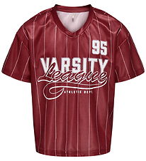 Kids Only T-shirt - Sporty - KogJuno - Cabernet/League