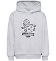 Hummel Hoodie - HmlJR - Headball - Light Grey Melange
